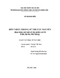 Luận văn Thạc sĩ Văn học: Hôn nhân trong sử thi Tây Nguyên (Qua khảo sát một số tác phẩm sử thi Ê Đê, Ba Na, Mơ Nông)