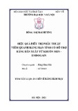 Tóm tắt luận án Tiến sĩ Răng hàm mặt: Hiệu quả điều trị phẫu thuật VQR mạn tính có hỗ trợ bằng dẫn xuất từ khuôn men - Emdogain