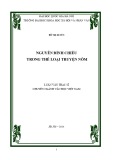 Luận văn Thạc sĩ Văn học: Nguyễn Đình Chiểu trong thể loại truyện Nôm