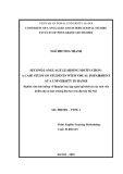 Master thesis English teaching methodology: Second language learning motivation - A case study of students with visual impairment at a university in Hanoi