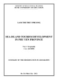 Summary of the dissertation in Geography: Sea island tourism development in Phu Yen province