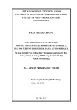 Master minor programme thesis English teaching methodology: Using peer feedback on enhancing writing paragraph skills for students at grade 12 in Luong The Vinh high school, Hanoi - Action research