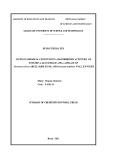 Summary of chemistry doctoral thesis: Study on chemical constituents and inhibitory activities of enzymes α-glucosidase and α amylase of Gymnema sylvestre (RETZ.) R.BR. EX SM. and Gymnema latifolium wall. EX wight