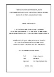 Master minor programme thesis English linguistics: A study on conceptual metaphors in economic reports in the New York times from the perspective of cognitive linguistics