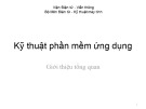 Bài giảng Kỹ thuật phần mềm ứng dụng: Chương 1 - Viện Điện tử Viễn thông (ĐH Bách Khoa HN)