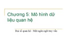 Bài giảng Kỹ thuật phần mềm ứng dụng: Chương 5.2 - Viện Điện tử Viễn thông (ĐH Bách Khoa HN)