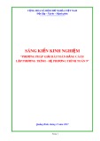 Sáng kiến kinh nghiệm THCS: Phương pháp giải bài toán bằng cách lập phương trình - hệ phương trình Toán 9