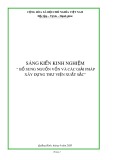 Sáng kiến kinh nghiệm THCS: Bổ sung nguồn vốn – Xây dựng thư viện xuất sắc