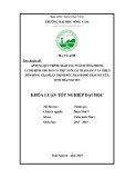 Khóa luận tốt nghiệp đại học: Áp dụng quy trình chăm sóc, nuôi dưỡng, phòng và trị bệnh cho đàn gà thịt nuôi tại trại Đặng Văn Chiện, xóm Đồng Chanh, xã Thịnh Đức, thành phố Thái Nguyên, tỉnh Thái Nguyên