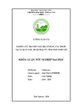 Khóa luận tốt nghiệp đại học: Nghiên cứu tri thức bản địa và sử dụng cây thuốc tại xã Quân Chu, huyện Đại Từ, tỉnh Thái Nguyên