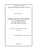 Luâṇ văn Thac̣ sĩ Văn học Việt Nam: Tìm hiểu nghệ thuật trào phúng của Vũ Trọng Phụng qua tiểu thuyết Số đỏ