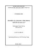 Luận văn Thạc sĩ Văn học Việt Nam: Tìm hiều sắc thái dục tính trong "Truyền kỳ mạn lục"