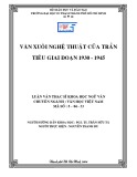 Luận văn Thạc sĩ Ngữ văn: Văn xuôi nghệ thuật của Trần Tiêu Giai đoạn 1930-1945