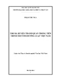 Luận văn Thạc sĩ Văn học Việt Nam: Thơ Hà Huyện Thanh Quan trong tiến trình thơ Nôm đường luật Việt Nam