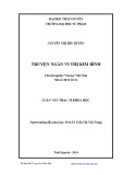 Luận văn Thạc sĩ Khoa học Ngữ văn: Truyện ngắn Vi Thị Kim Bình