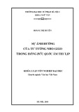 Khóa luận tốt nghiệp: Sự ảnh hưởng của tư tưởng Nho giáo trong Hồng Đức Quốc âm thi tập