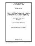 Luận văn Thạc sĩ Ngữ văn: Nhật ký chiến tranh trong văn học Việt Nam hiện đại