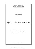 Luận văn Thạc sĩ Ngữ văn: Đặc sắc tản văn Y Phương