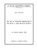 Luận án Tiến sĩ Ngữ văn: Thơ trẻ Việt Nam thời kháng chiến chống Mỹ - Cảm hứng và giọng điệu