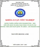 Khóa luận tốt nghiệp Quản trị kinh doanh: Đánh giá chất lượng dịch vụ tiền gửi tiết kiệm tại ngân hàng TMCP Sài Gòn Hà Nội – Chi Nhánh Thừa Thiên Huế