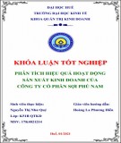 Khóa luận tốt nghiệp Quản trị kinh doanh: Nâng cao năng lực cạnh tranh của Công ty TNHH MTV Đại lý Bảo hiểm Nhân thọ Thiên Hưng – Văn phòng Tổng Đại lý Gencasa Huế 1