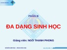 Bài giảng Sinh học đại cương A2: Chương 12 - Ngô Thanh Phong