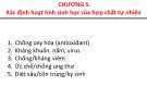 Bài giảng Hợp chất thứ cấp thiên nhiên - Chương 5: Xác định hoạt tính sinh học của hợp chất tự nhiên