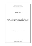 Luận văn Thạc sĩ Toán học: Thuật toán song song giải bài toán cân bằng trên tập điểm bất động