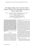 Ước lượng tự động số học sinh trên ảnh sử dụng kỹ thuật học sâu ứng dụng trong quản lý lớp học thông minh