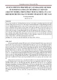 Áp dụng phương pháp hồi quy generalized method of moments (GMM) lên mô hình lực hấp dẫn (Gravity model) trong phân tích tác động của các hiệp định thương mại tự do đối với kinh tế Việt Nam