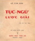 Tục ngữ lược giải (Tập 1): Phần 2