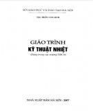 Giáo trình môn Kỹ thuật nhiệt: Phần 1