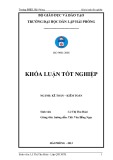 Khóa luận tốt nghiệp Kế toán kiểm toán: Hoàn thiện công tác lập và phân tích bảng cân đối kế toán tại Chi nhánh Công ty Cổ phần Hàng Hải Đông Đô tại Hải Phòng