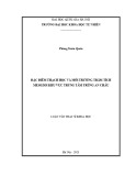 Luận văn Thạc sĩ Khoa học: Đặc điểm thạch học và môi trường trầm tích mesozoi khu vực trung tâm trũng An Châu