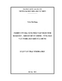 Luận văn Thạc sĩ Khoa học: Nghiên cứu địa tầng phân tập trầm tích oligocen – Miocen bể tư chính – Vũng Mây và ý nghĩa dầu khí của chúng