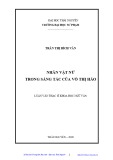 Luận văn Thạc sĩ Khoa học Ngữ văn: nhân vật nữ trong sáng tác của Võ Thị Hảo