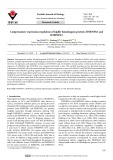 Compensatory expression regulation of highly homologous proteins HNRNPA1 and HNRNPA2