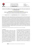 Synthesis of intracellular and extracellular gold nanoparticles with a green machine and its antifungal activity