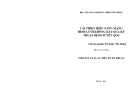 Tóm tắt luận án Tiến sĩ Kỹ thuật: Cải thiện hiệu năng mạng hình lưới không dây qua kỹ thuật định tuyến QoS