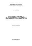 Ph.D thesis summary Economic phylosophy: Corporate social responsibility - The relationship financial performance - Case of Mekong delta enterprises - Vietnam