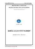 Khóa luận tốt nghiệp Kế toán Kiểm toán: Hoàn thiện công tác kế toán hạch toán và tính giá thành sản phẩm tại công ty cổ phần tư vấn thiết kế xây dựng Nam Anh