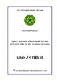 Luận án Tiến sĩ Kinh tế phát triển: Quản lý nhà nước về nuôi trồng thủy sản nước ngọt trên địa bàn thành phố Hải Phòng