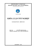 Khóa luận tốt nghiệp Kế toán Kiểm toán: Hoàn thiện tổ chức kế toán vốn bằng tiền tại Công ty cổ phần ô tô khách Hải Phòng