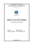 Khóa luận tốt nghiệp Kế toán Kiểm toán: Hoàn thiện tổ chức công tác kế toán doanh thu, chi phí và xác định kết quả kinh doanh tại Công ty trách nhiệm hữu hạn Mai Hương