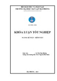 Khóa luận tốt nghiệp Kế toán Kiểm toán: Hoàn thiện tổ chức kế toán chi phí sản xuất và tính giá thành sản phẩm tại công ty Cổ phẩn dược liệu và vật tư y tế Hải Phòng