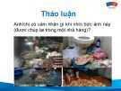 Bài giảng Nghiệp vụ quản lý nhà hàng khách sạn - Chương 4: Công tác vệ sinh trong nhà hàng