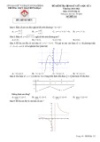 Đề kiểm tra giữa học kì 1 môn Toán lớp 12 năm 2021-2022 có đáp án - Trường THPT Trần Hưng Đạo, Nam Định