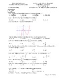 Đề kiểm tra giữa học kì 1 môn Toán lớp 12 năm 2021-2022 có đáp án - Trường THPT Nguyễn Cảnh Chân