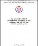 Bài giảng Đường lối quốc quốc phòng an ninh của Đảng Cộng sản Việt Nam: Phần 1 - Trường ĐH Hàng Hải