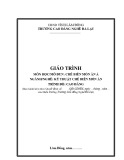 Giáo trình Chế biến món ăn Á (Nghề: Kỹ thuật chế biến món ăn) - Trường CĐ Nghề Đà Lạt